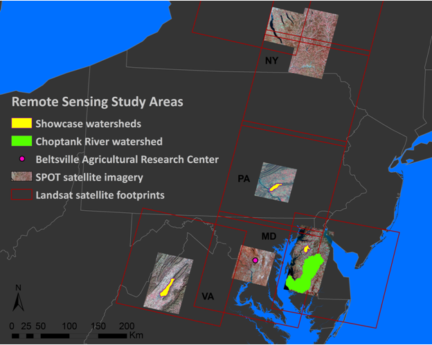 Advances in available information and data management allow  analysis of agricultural conservation management on a field-by-field basis, integrating high-resolution maps of crop type and winter cover crop performance with privacy-protected knowledge of farm conservation practice implementation records.
