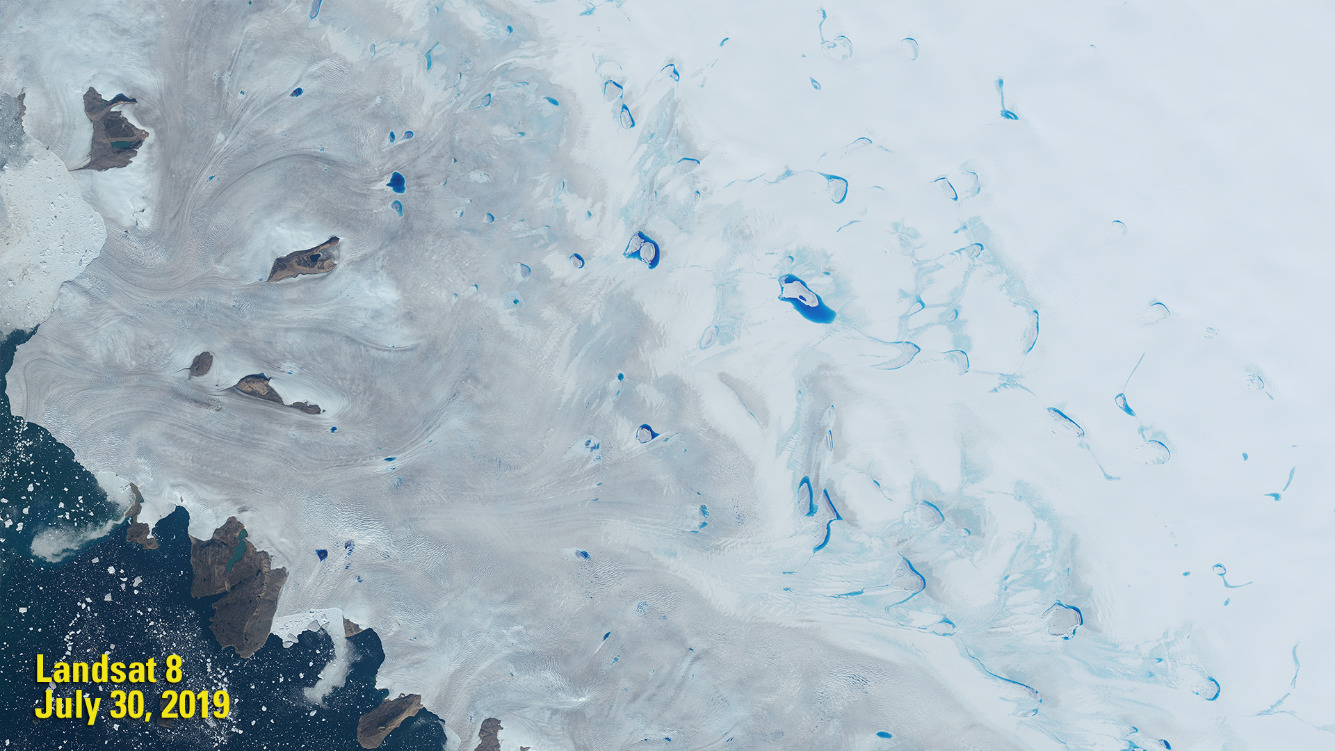 Melting in Greenland after