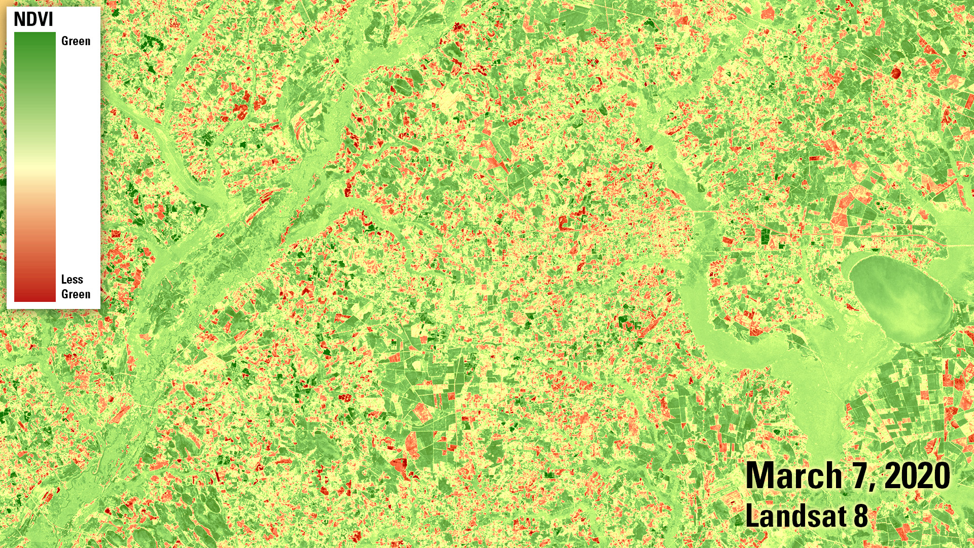NDVI for March 2020