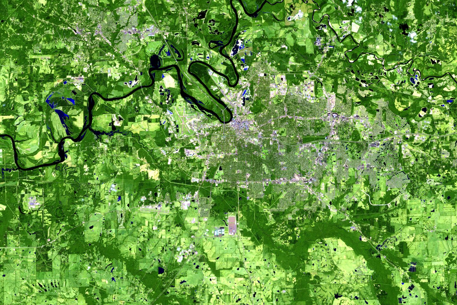 Image of the Week - Urban Growth of the Montgomery, Alabama Area