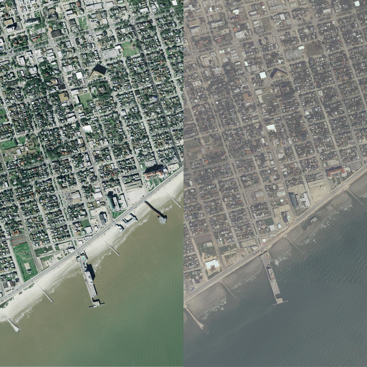 Image of the Week - Before and After Hurricane Ike
