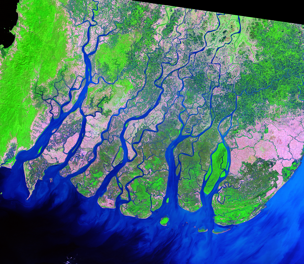 Jan. 15, 2009, Landsat 5 (path/row 133/49) — Ayeyarwady Delta, Myanmar