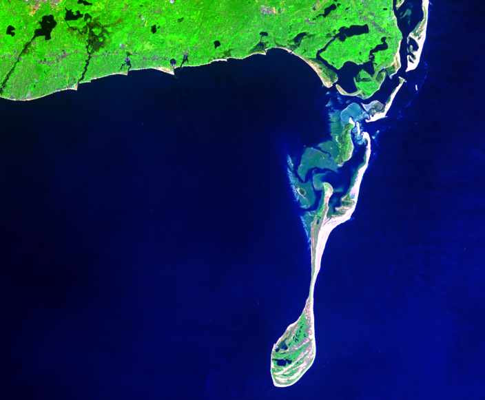 Sep. 11, 2017, Landsat 8 (path/row 11/31) — Monomoy Island, Cape Cod, Massachusetts, USA