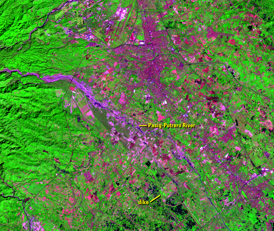 Jan. 7, 2020, Landsat 8 (path/row 116/50) — Pasig-Potrero River, Philippines
