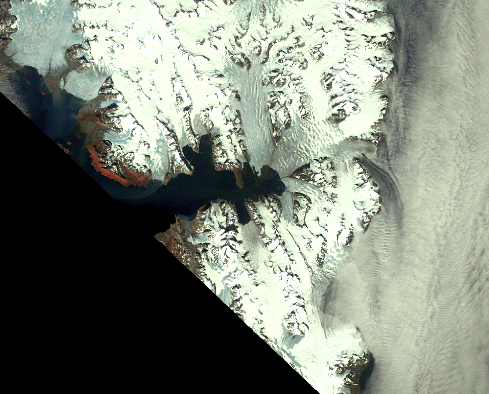 July 18, 1976, Landsat 2 (path/row 230/4) — Spitsbergen Island, Svalbard, Norway