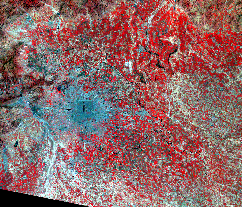 May 2, 1983, Landsat 4 (path/row 123/32) — Beijing, China