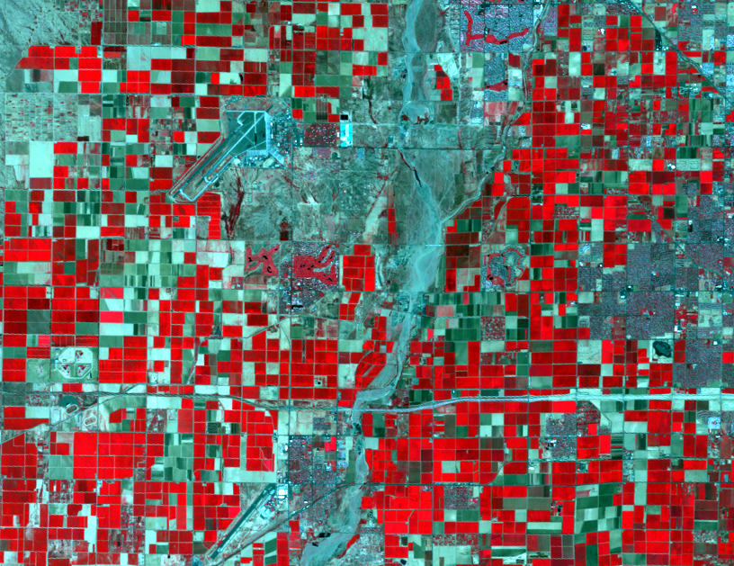 Sept. 22, 1984, Landsat 5 (path/row 37/37) — western Phoenix metro area, Arizona, USA