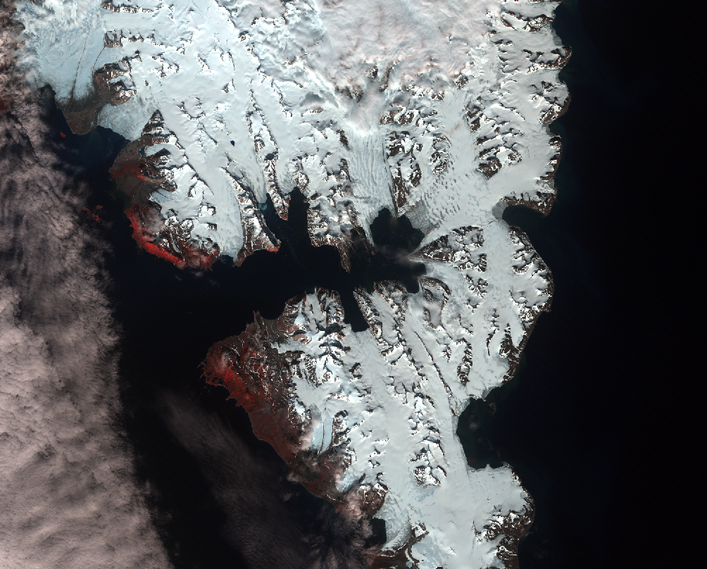 July 22, 1992, Landsat 5 (path/row 210/5) — Spitsbergen Island, Svalbard, Norway