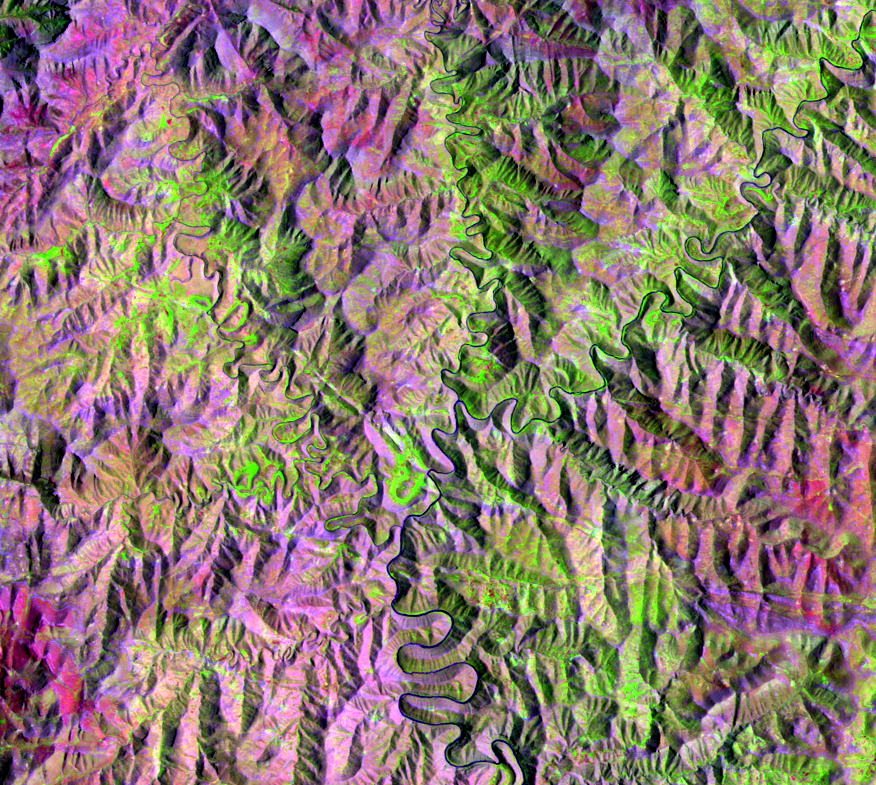 Jan. 28, 1995, Landsat 5 (path/row 170/80) — Mohale reservoir, Lesotho