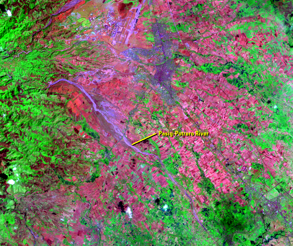 Feb. 18, 1989, Landsat 5 (path/row 116/50) — Pasig-Potrero River, Philippines