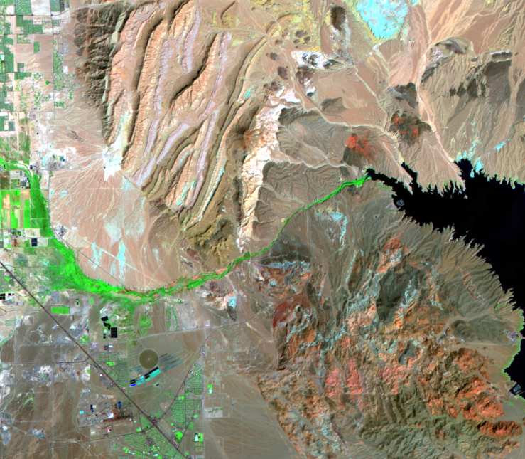 Sep. 10, 1986, Landsat 5 (path/row 39/35) — Lake Las Vegas, Nevada, USA