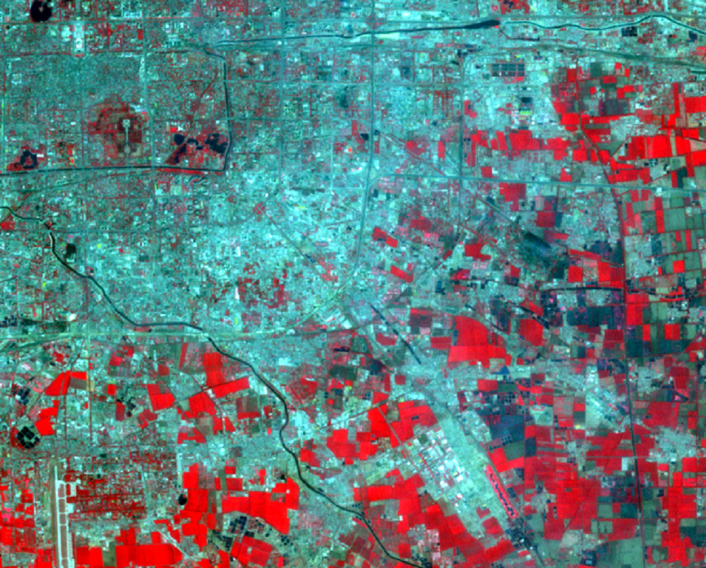 May 16, 2000, Landsat 7 (path/row 123/32) — Beijing, China
