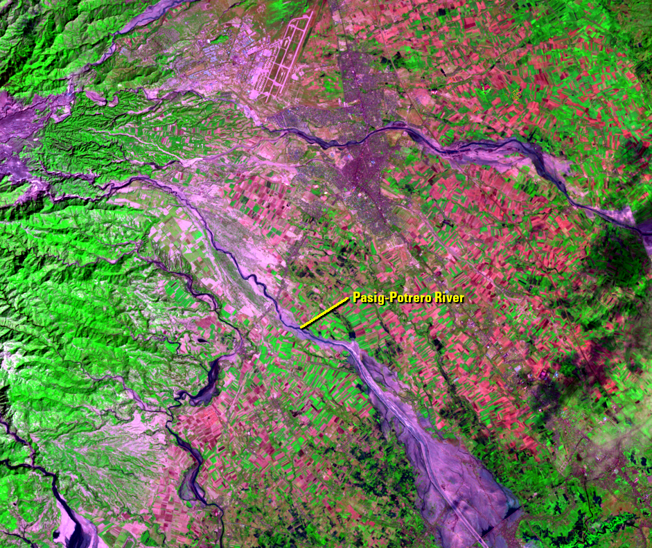 Jan. 26, 1992, Landsat 5 (path/row 116/50) — Pasig-Potrero River, Philippines