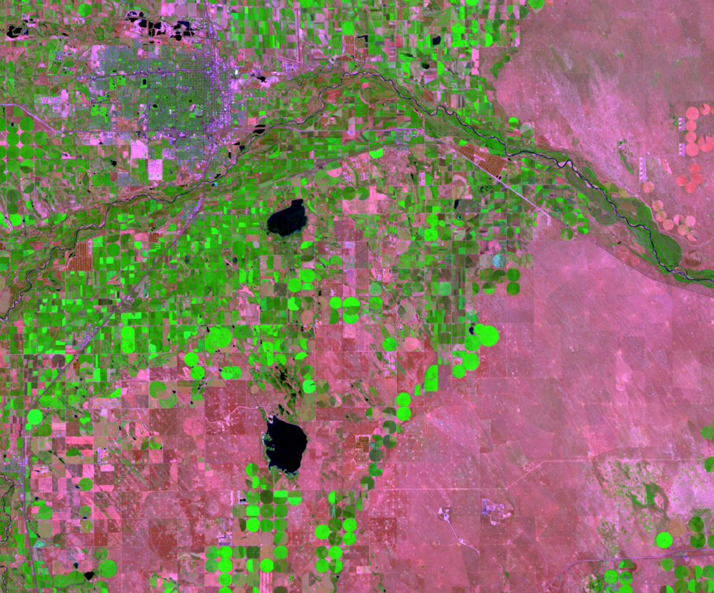 July 4, 2000, Landsat 5 (path/row 33/32) — Greeley, CO, USA