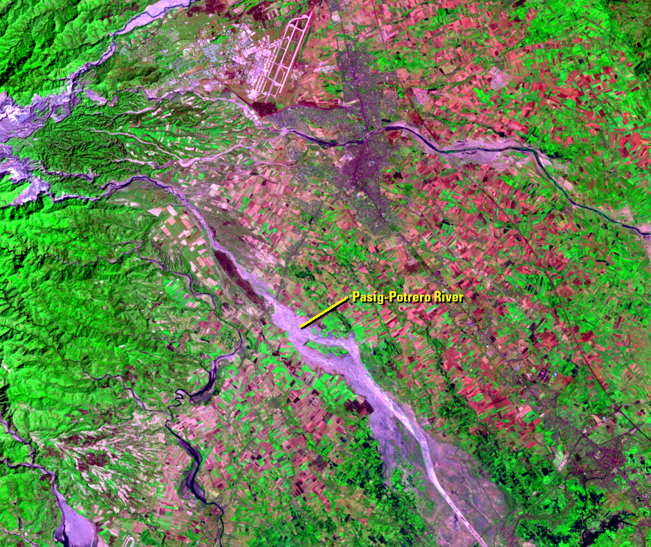 Feb. 13, 1993, Landsat 5 (path/row 116/50) — Pasig-Potrero River, Philippines