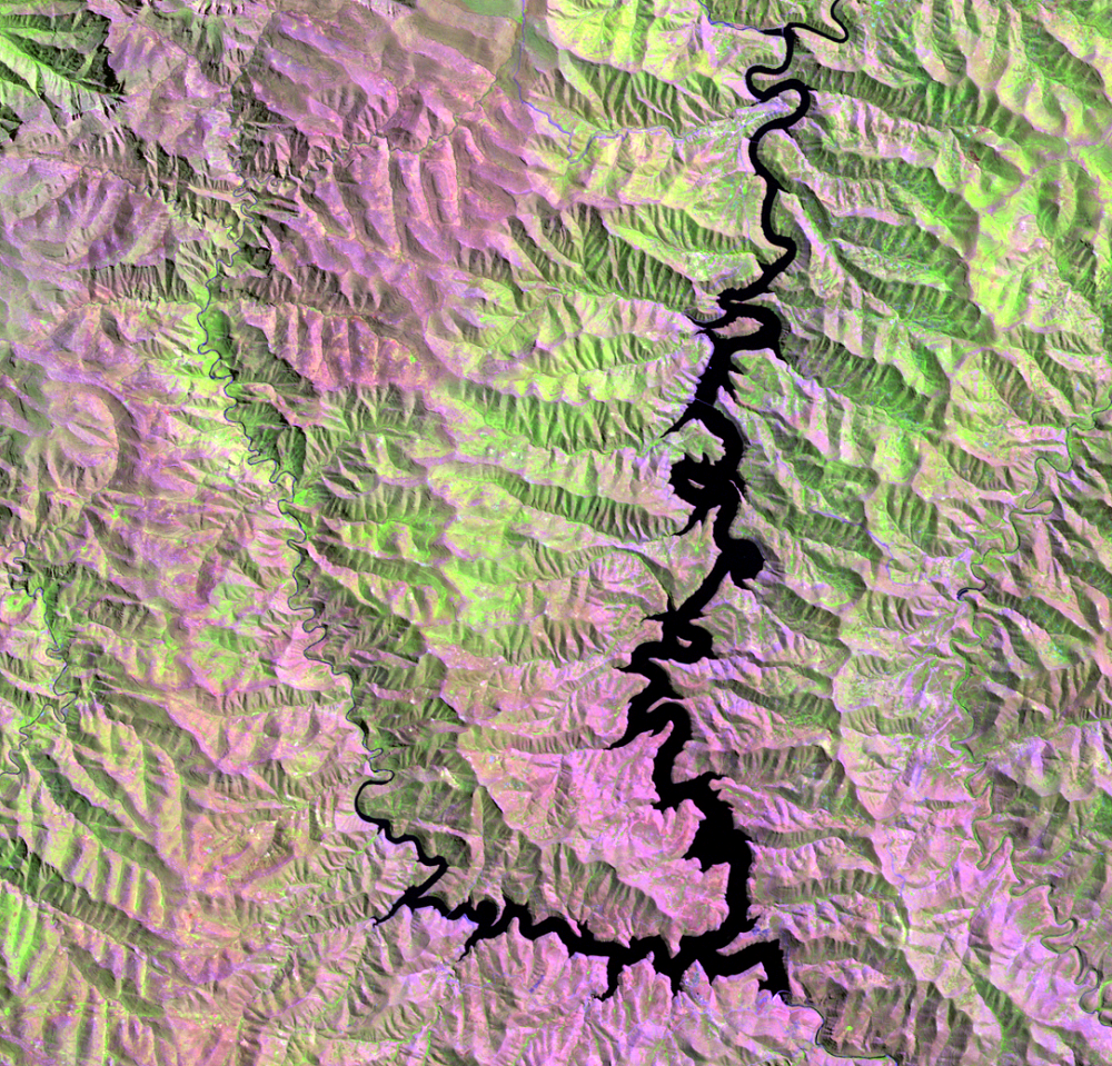 Mar. 20, 2008, Landsat 5 (path/row 170/80) — Katse reservoir, Lesotho