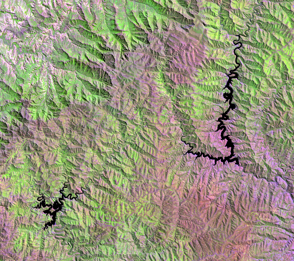 Mar. 20, 2008, Landsat 5 (path/row 170/80) — Lesotho Highlands Water Project
