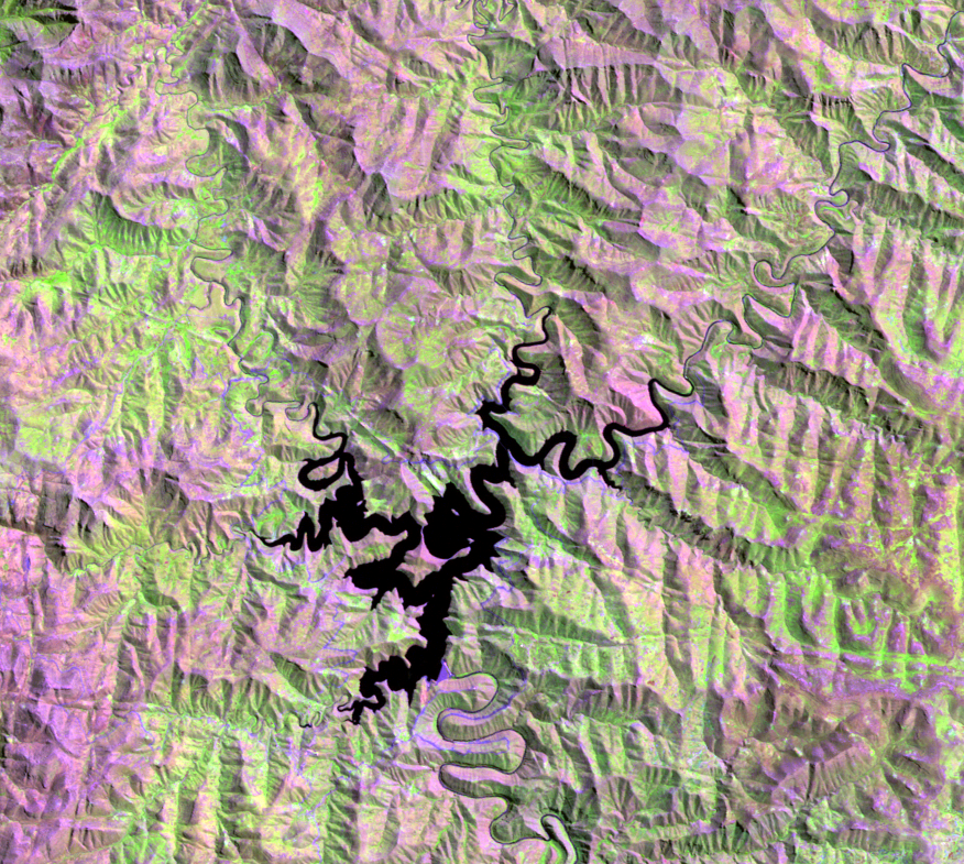 Mar. 20, 2008, Landsat 5 (path/row 170/80) — Mohale reservoir, Lesotho
