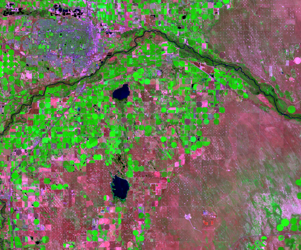 July 19, 2011, Landsat 5 (path/row 33/32) — Greeley, CO, USA