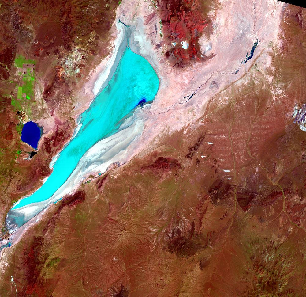 May 22, 2017, Landsat 8 (path/row 43/32) — Lake formation on Black Rock Playa
