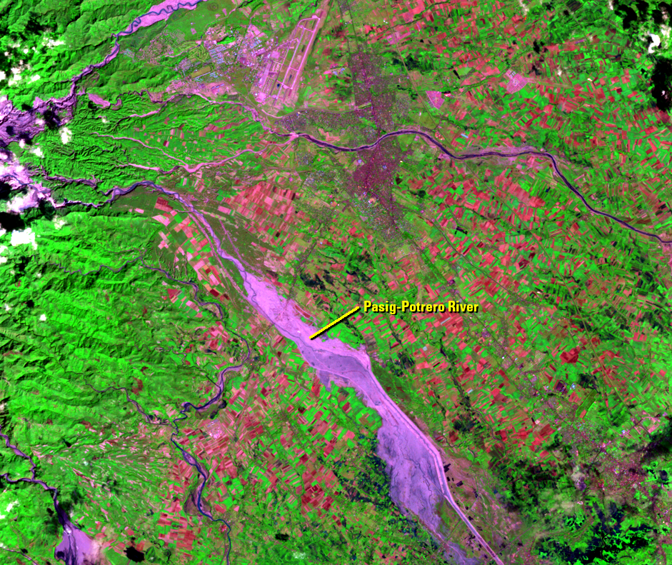 Jan. 15, 1994, Landsat 5 (path/row 116/50) — Pasig-Potrero River, Philippines