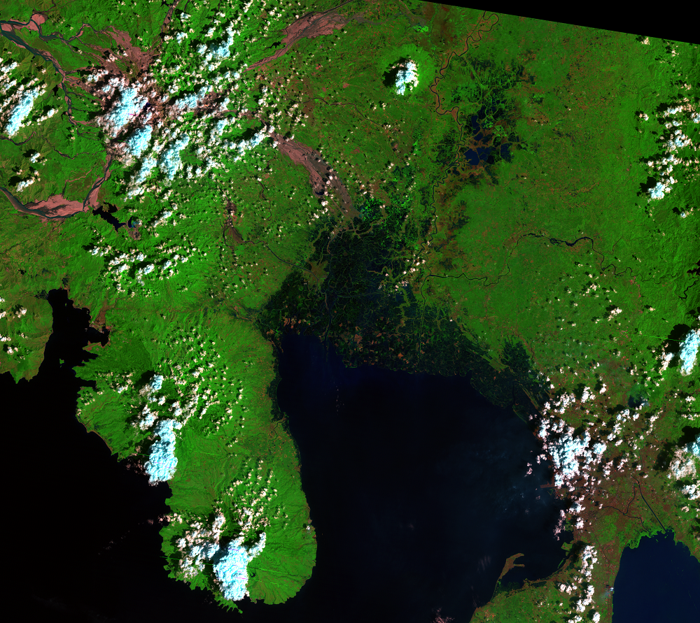 Oct. 14, 1994, Landsat 5 (path/row 116/50) — Mount Pinatubo, Philippines