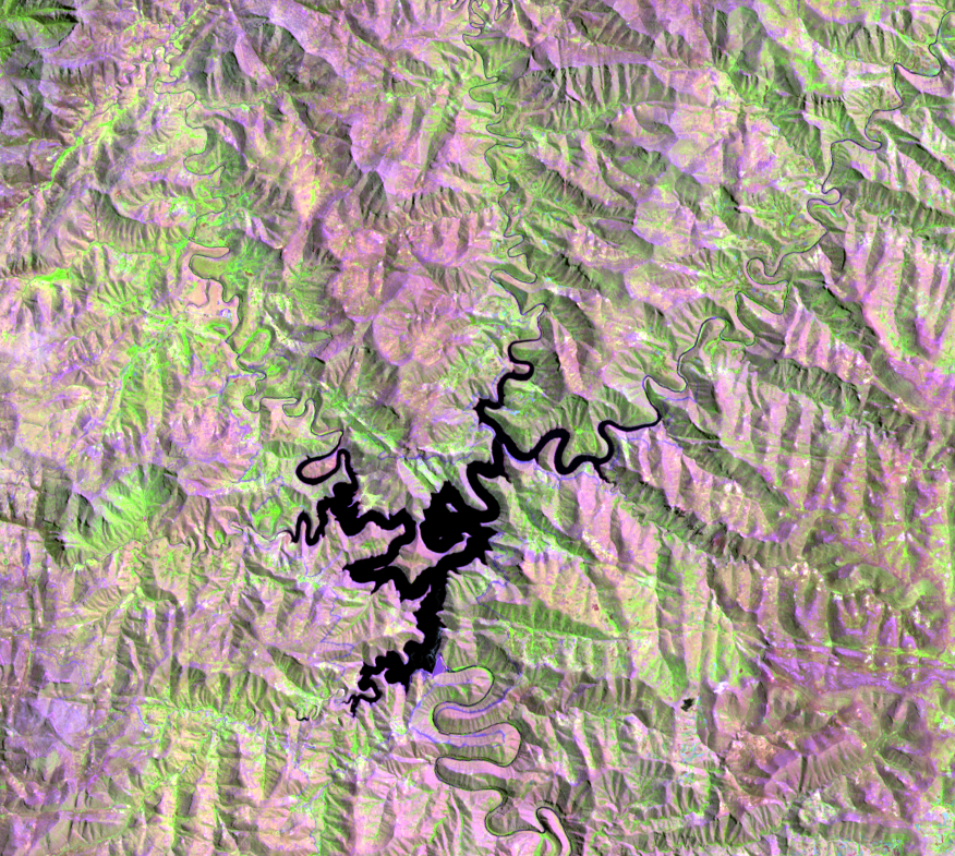 Mar. 8, 2015, Landsat 8 (path/row 170/80) — Mohale reservoir, Lesotho