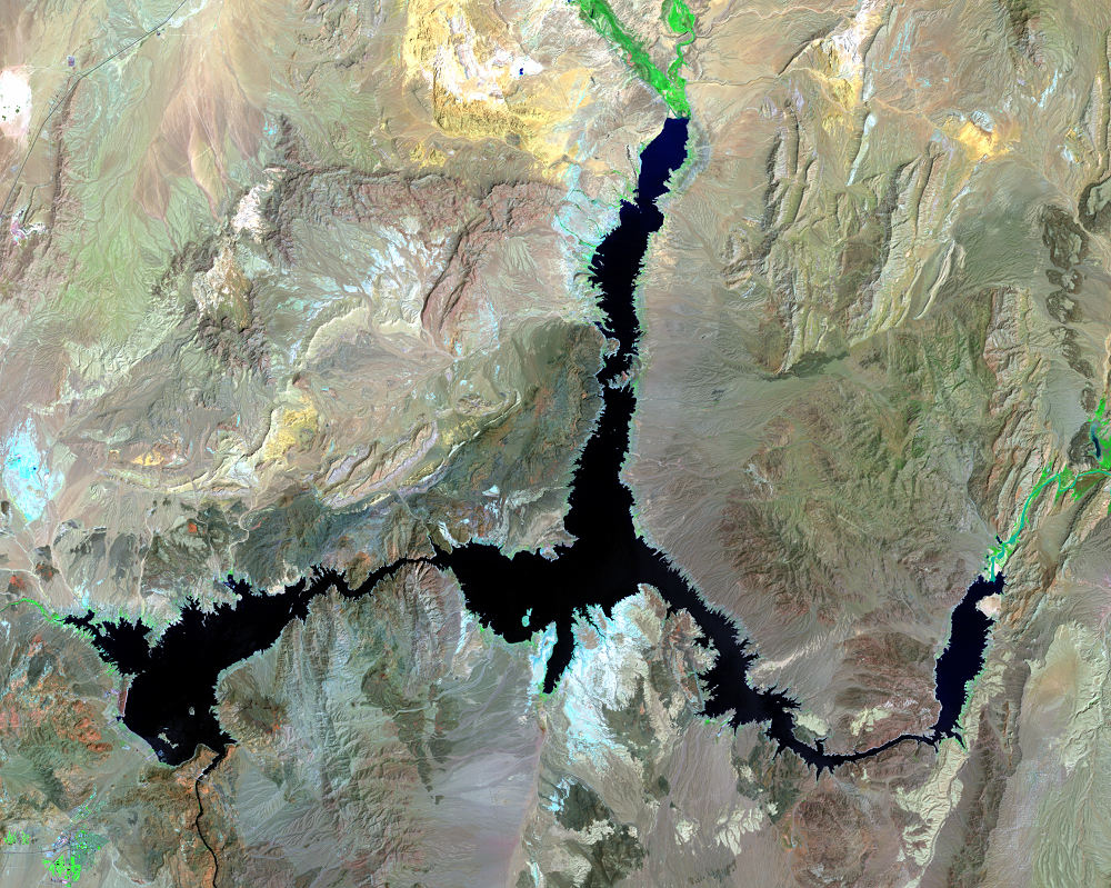Aug. 11, 2010, Landsat 5 (path/row 39/35) — Lake Mead, USA