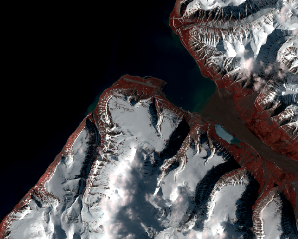 June 15, 2019, Landsat 8 (path/row 25/240) — SvalSat ground station, Svalbard, Norway