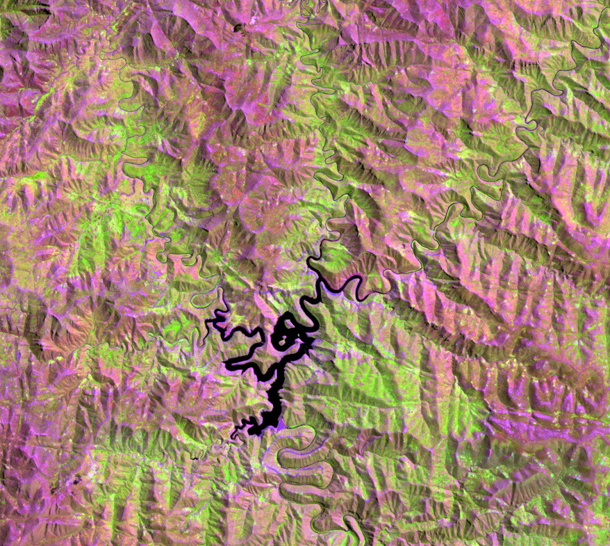 Mar. 5, 2020, Landsat 8 (path/row 170/80) — Mohale reservoir, Lesotho