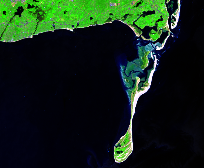 Aug. 23, 2016, Landsat 8 (path/row 11/31) — Monomoy Island, Cape Cod, Massachusetts, USA