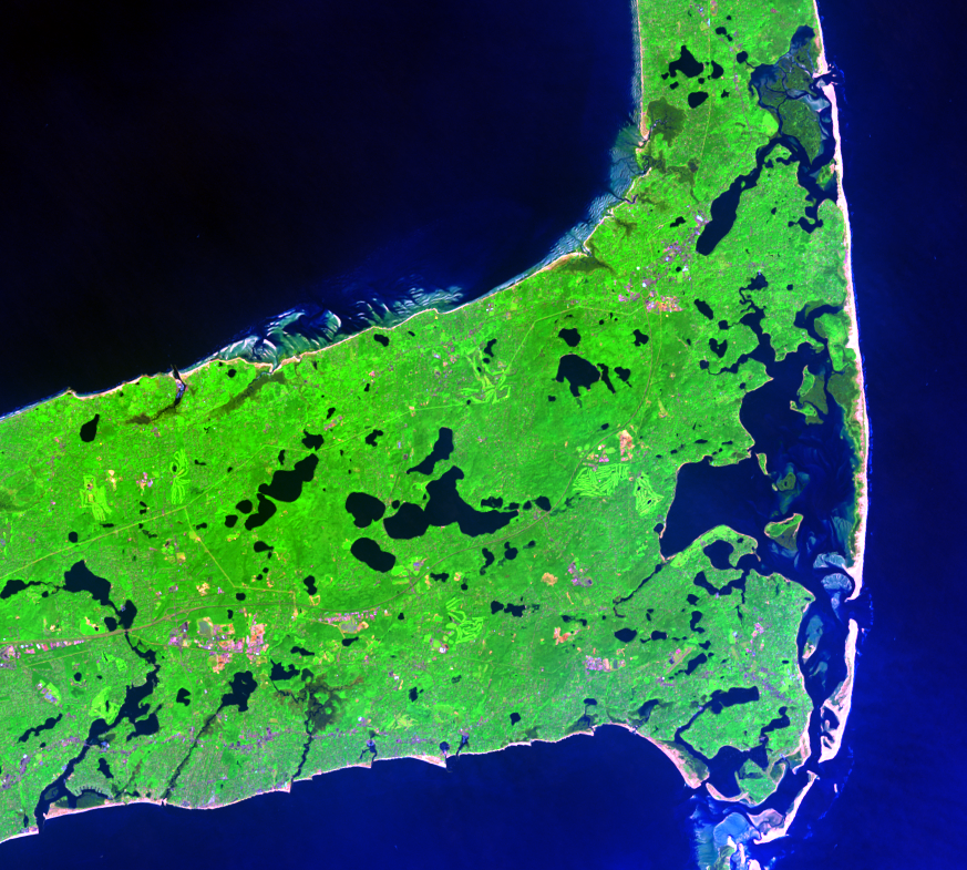 Sep. 11, 2017, Landsat 8 (path/row 11/31) — North and South Beach Islands, Cape Cod, Massachusetts, USA