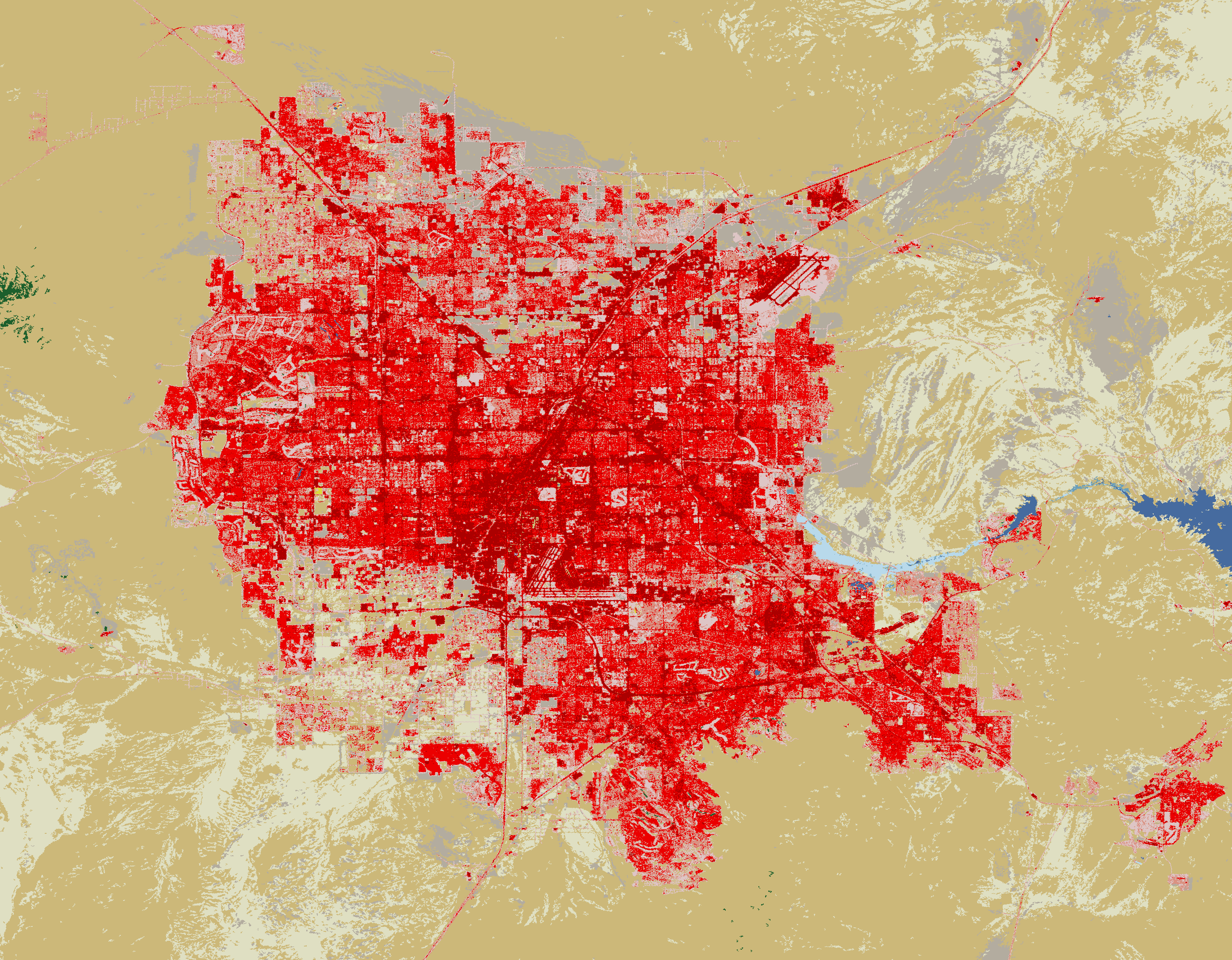 National Land Cover Database (NLCD) 2006, Las Vegas, Nevada, USA