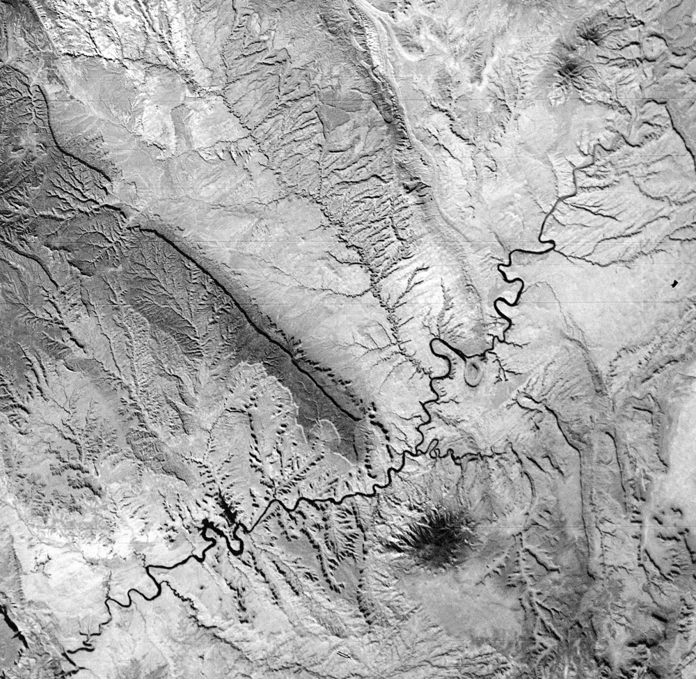 Oct. 29, 1963, ARGON satellite — Lake Powell, Utah and Arizona, USA