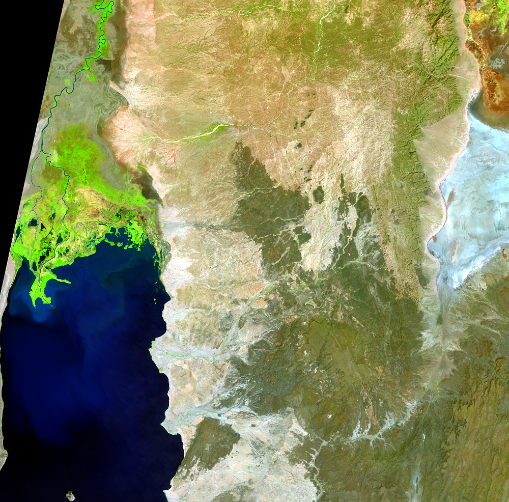 Jan. 17, 2017, Landsat 8 (path/row 169/57) — Lake Turkana, Kenya and Ethiopia
