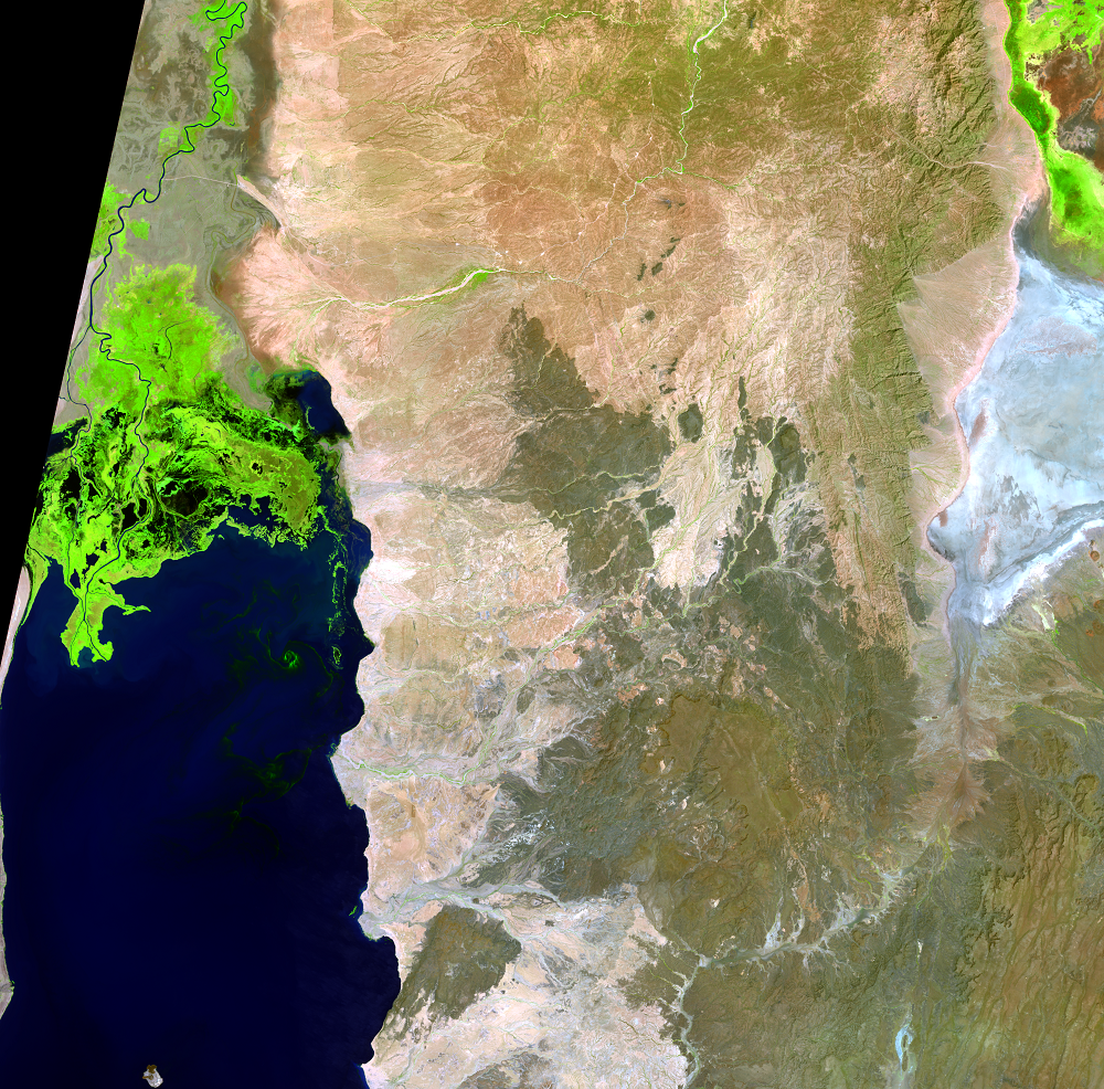 Jan. 28, 2015, Landsat 8 (path/row 169/57) — Lake Turkana, Kenya and Ethiopia