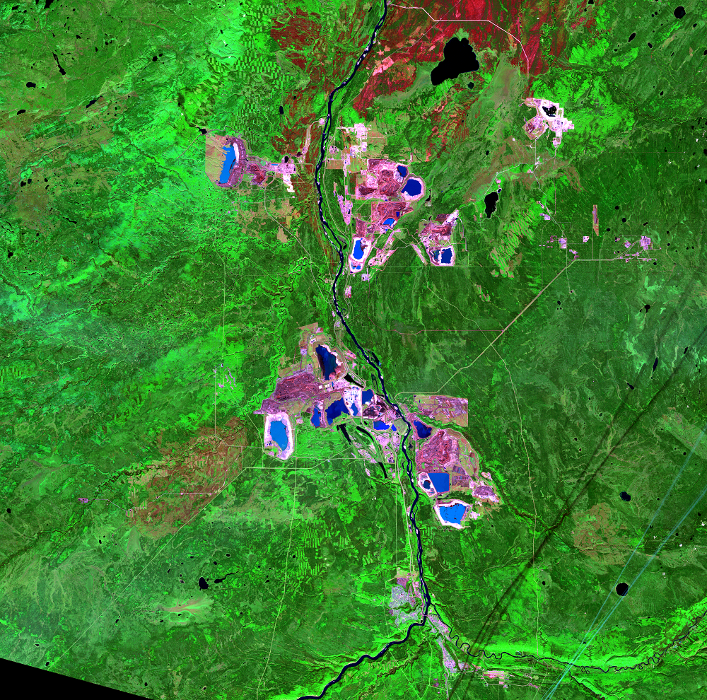 Sep. 20, 2011, Landsat 5 (path/row 42/20) — Athabasca Oil Sands, Alberta, Canada