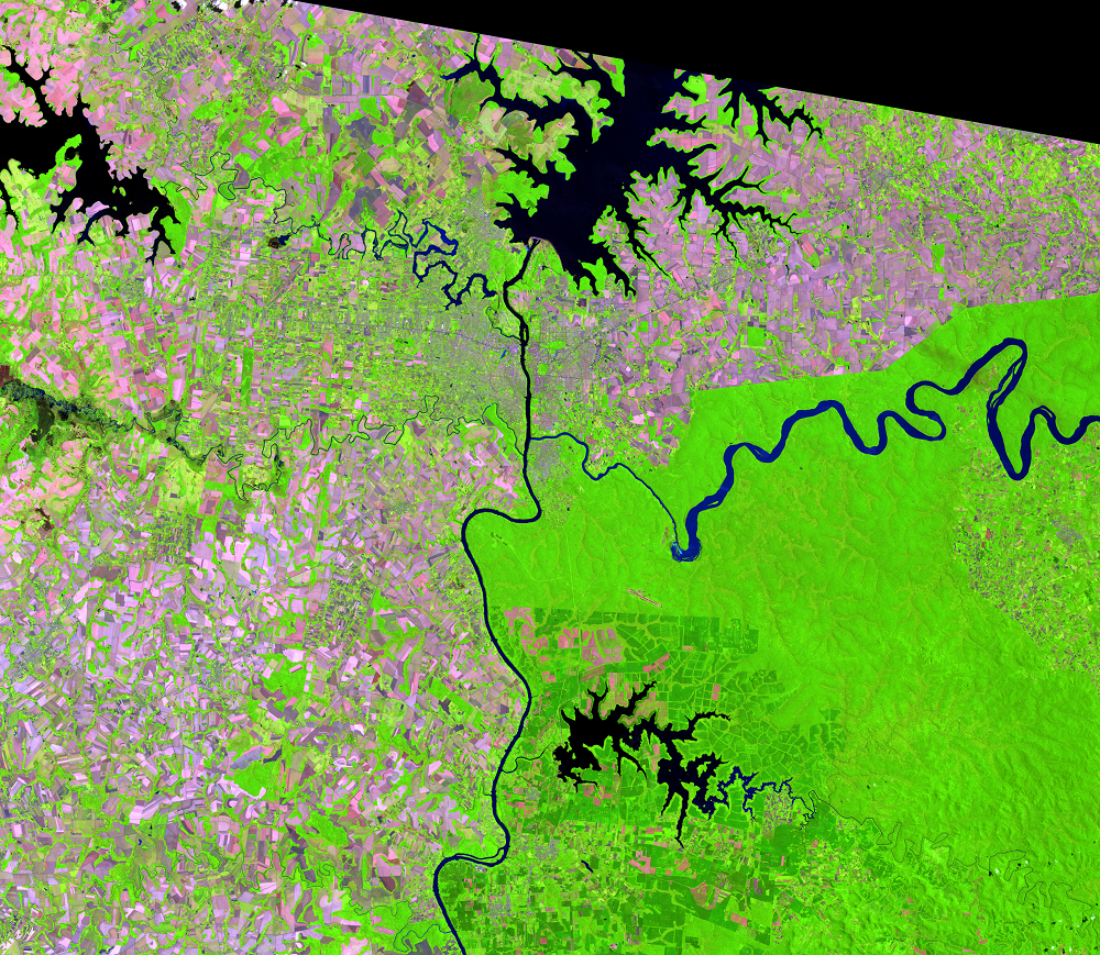 Nov. 2, 2011, Landsat 5 (path/row 224/78) — Iguazú, South America