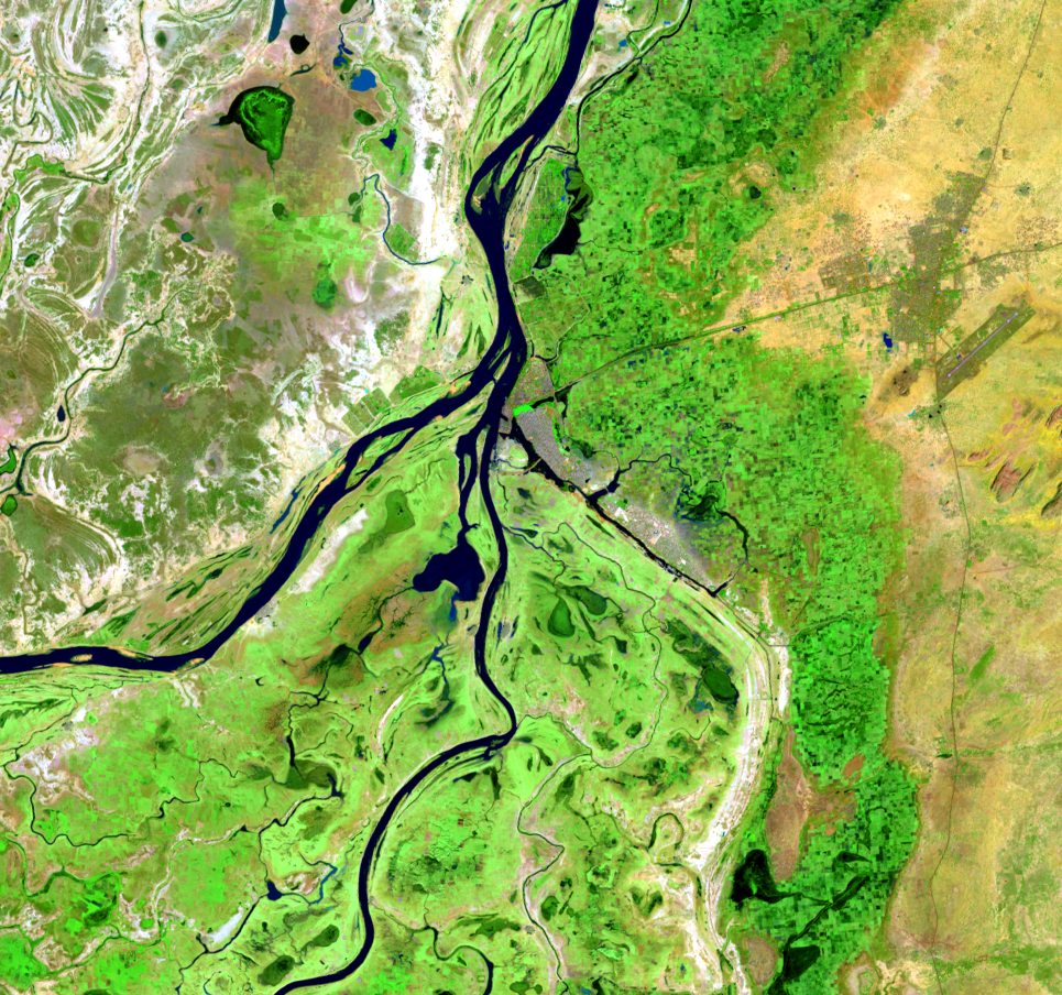 Dec. 31, 2014, Landsat 8 (path/row 197/50) — Seasonal change, Mopti, Mali
