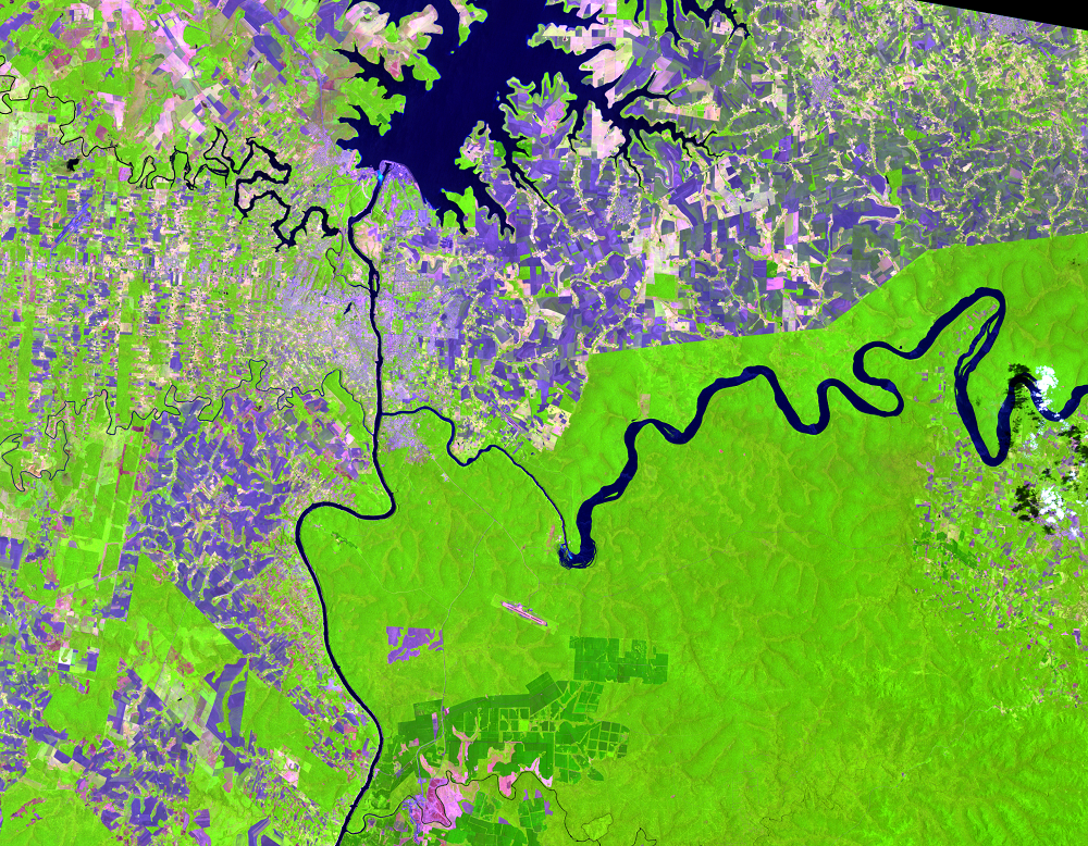 Dec. 4, 1988, Landsat 5 (path/row 224/78) — Iguazú National Park, South America