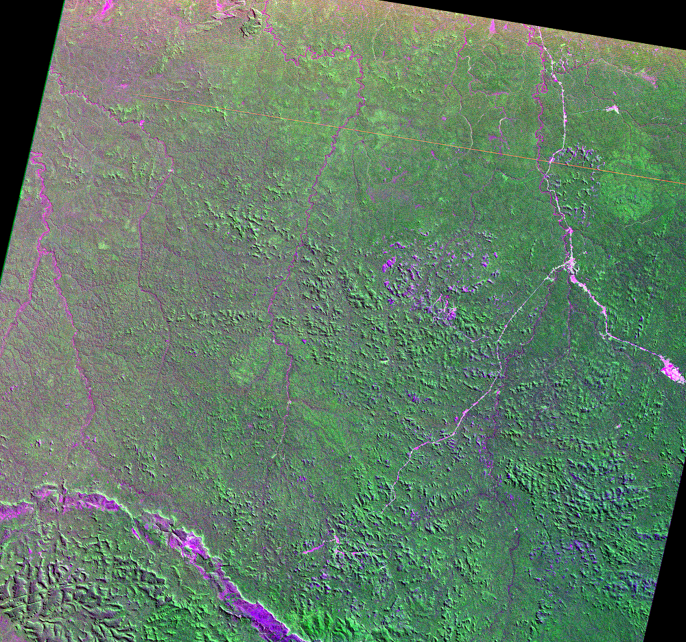 June 19, 1975, Landsat 2 (path/row 249/67) — Rondônia, Brazil