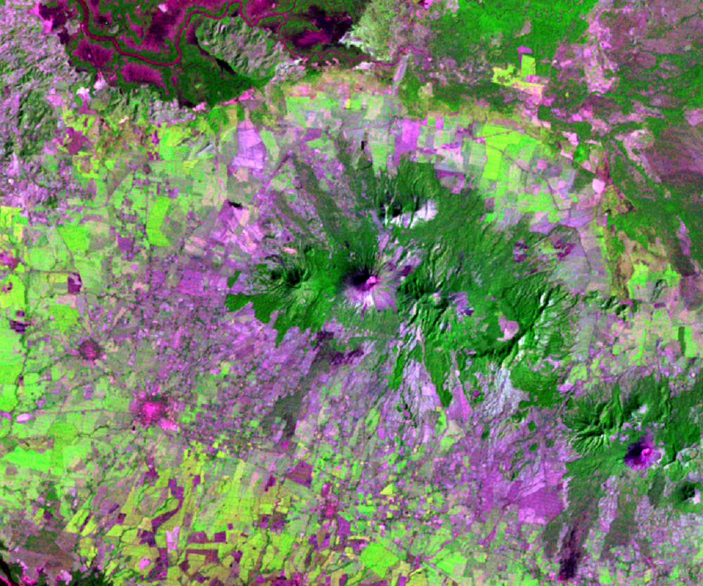 Jan. 23, 1976, Landsat 2 (path/row 18/51) — San Cristóbal volcano, Nicaragua