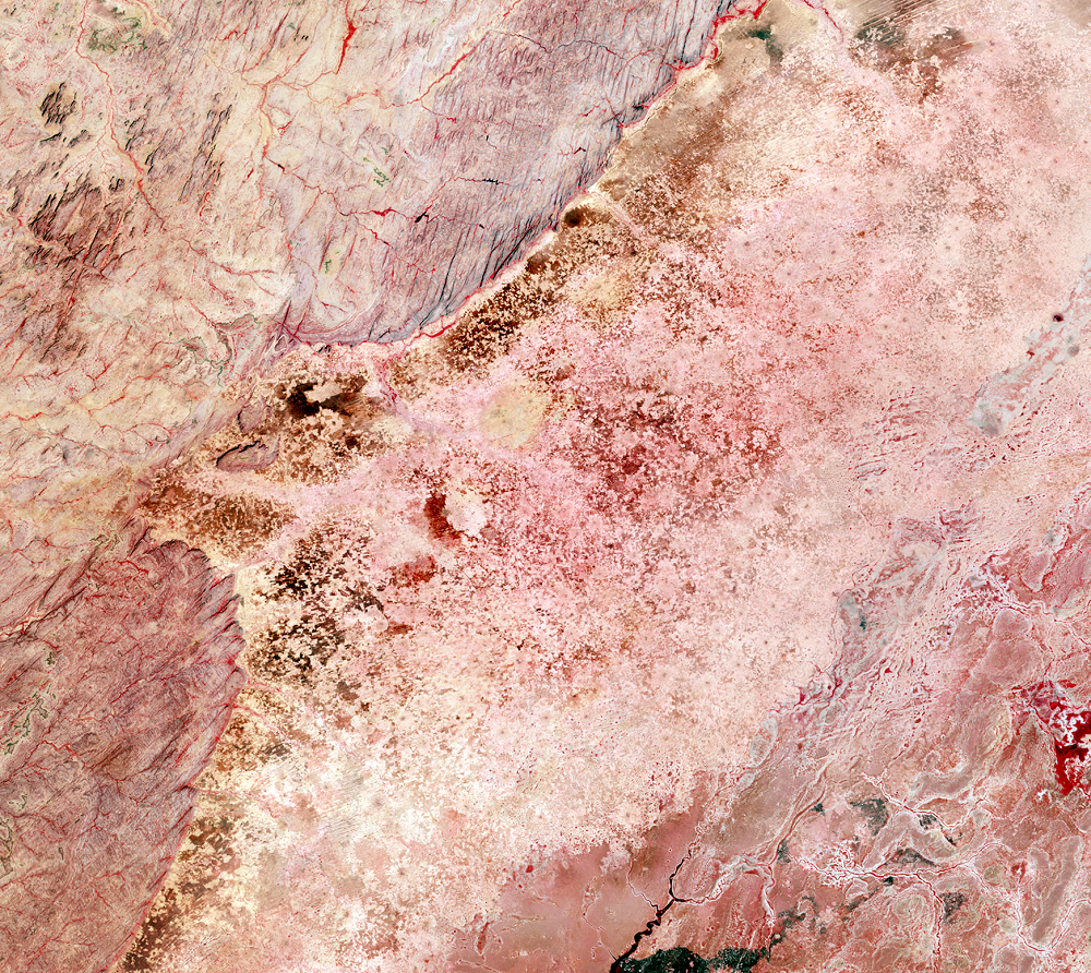 Nov. 9, 16, 1986, Landsat 5 (path/row 196,197/50,51) — Seno Plain, Mali