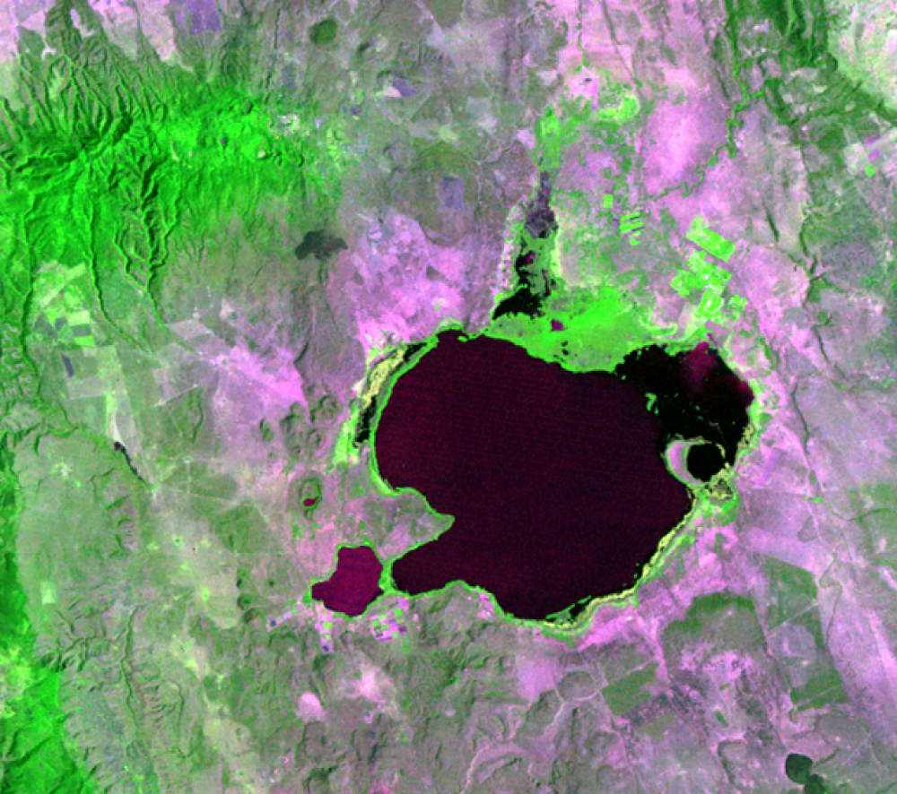 Jan. 31, 1973, Landsat 1 (path/row 181/61) — Lake Naivasha, Kenya