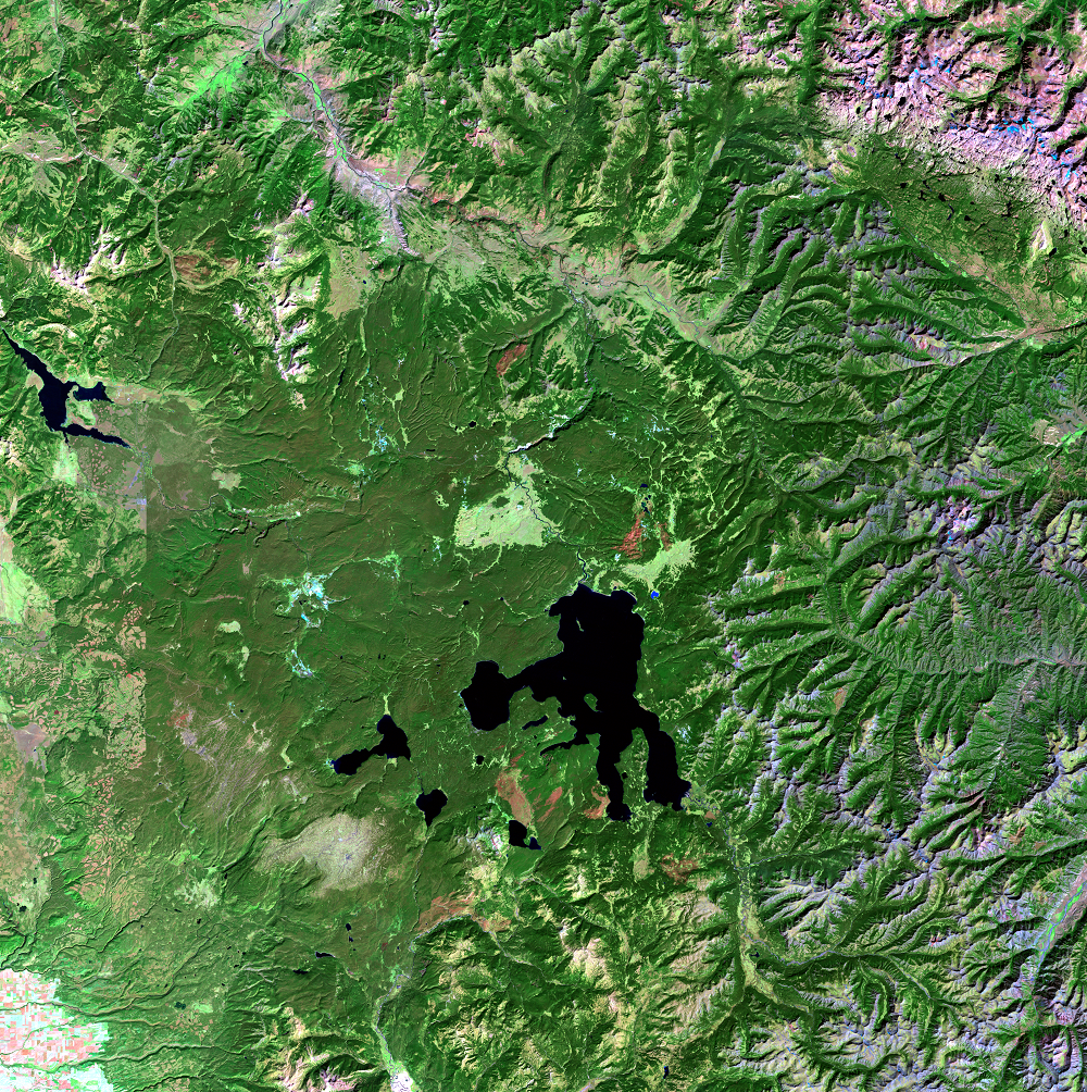 Sep. 22, 1987, Landsat 5 (path/row 38/29) — Yellowstone National Park, USA