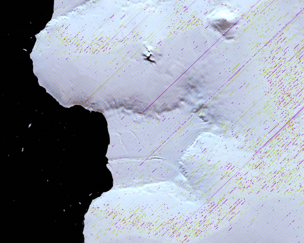 Jan. 29, 1973, Landsat 1 (path/row 233/111) — Verdi Ice Shelf, Antarctica