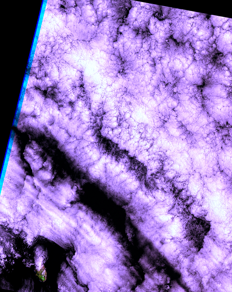 Feb. 22, 2000, Landsat 7 (path/row 6/83) — Selkirk Island cloudscape