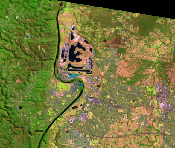 Sept. 12, 2002, Landsat 7 (path/row 89/84) — Penrith Lakes, Sydney, Australia