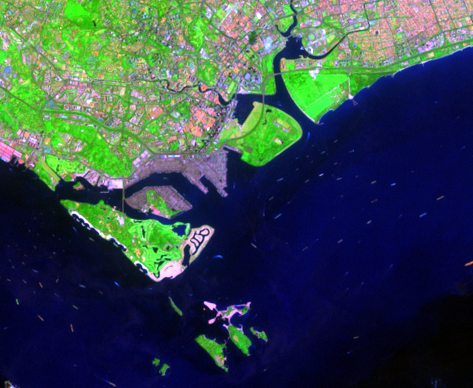 Oct. 11, 2002, Landsat 7 (path/row 125/59) — southern Singapore