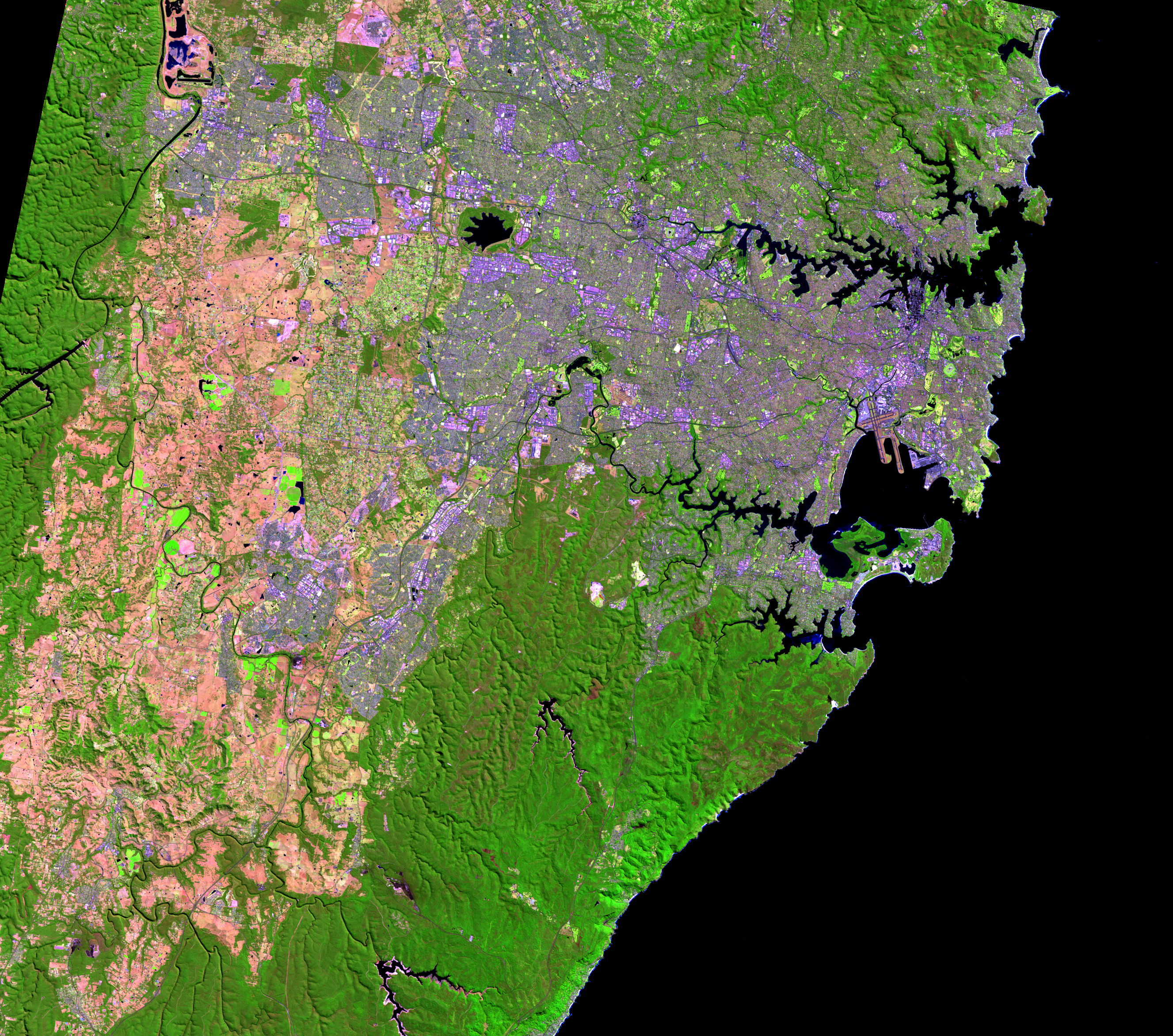 Sept. 3, 2019, Landsat 8 (path/row 89/84) — Sydney, Australia